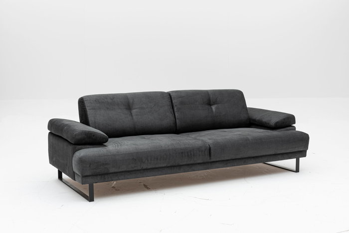 Atelier Del Sofa Mustang Sofá cama de 3 plazas Antracita